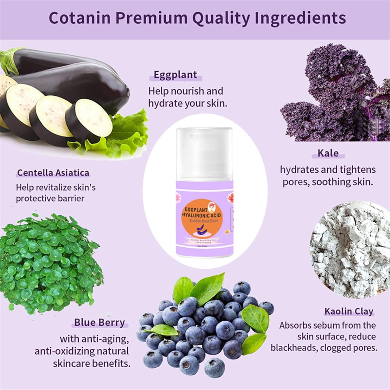 Mascarilla de Arcilla y Barro de Berenjena Getzan 50g