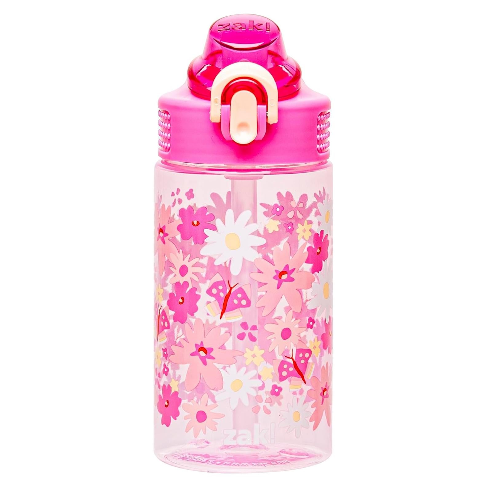 Botella de Agua Zak Designs Sage 480ml Floral a Prueba de Fugas