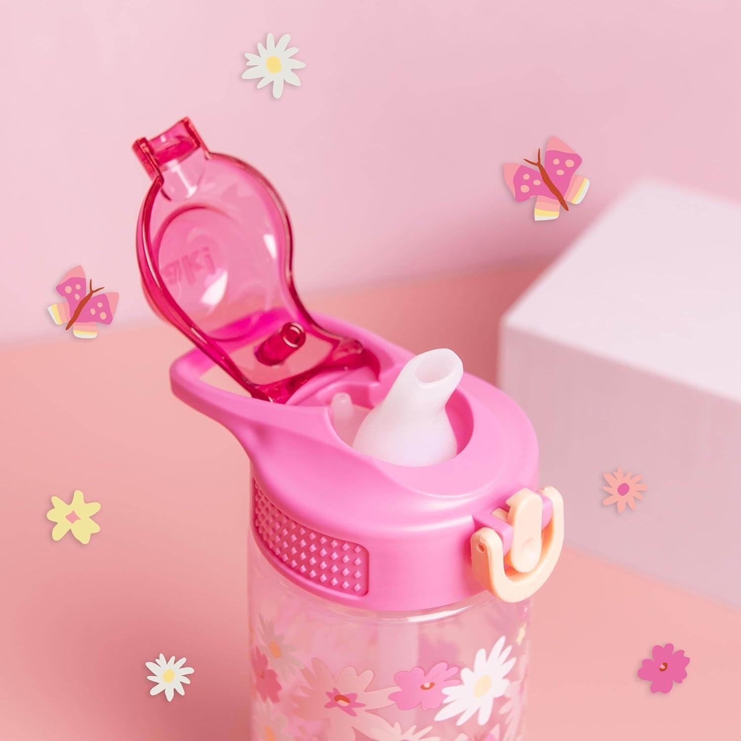 Botella de Agua Zak Designs Sage 480ml Floral a Prueba de Fugas