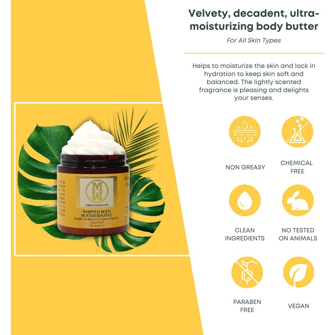 Manteca Corporal Natural OMM Collection 226g - Hidratante Vegano