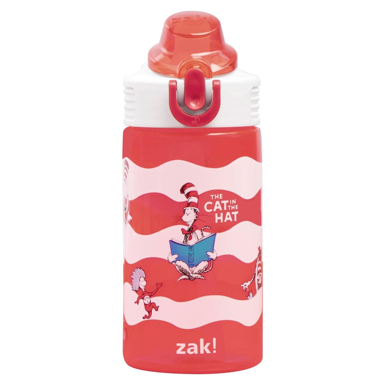 Botella de Agua Zak Designs 16oz Dr. Seuss Gato Sombrero