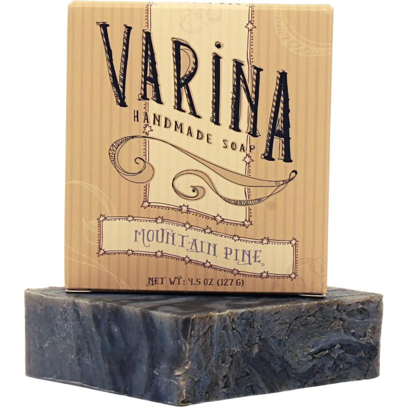 Jabón Natural de Pino de Montaña Varina - Paquete de 3 x 127g