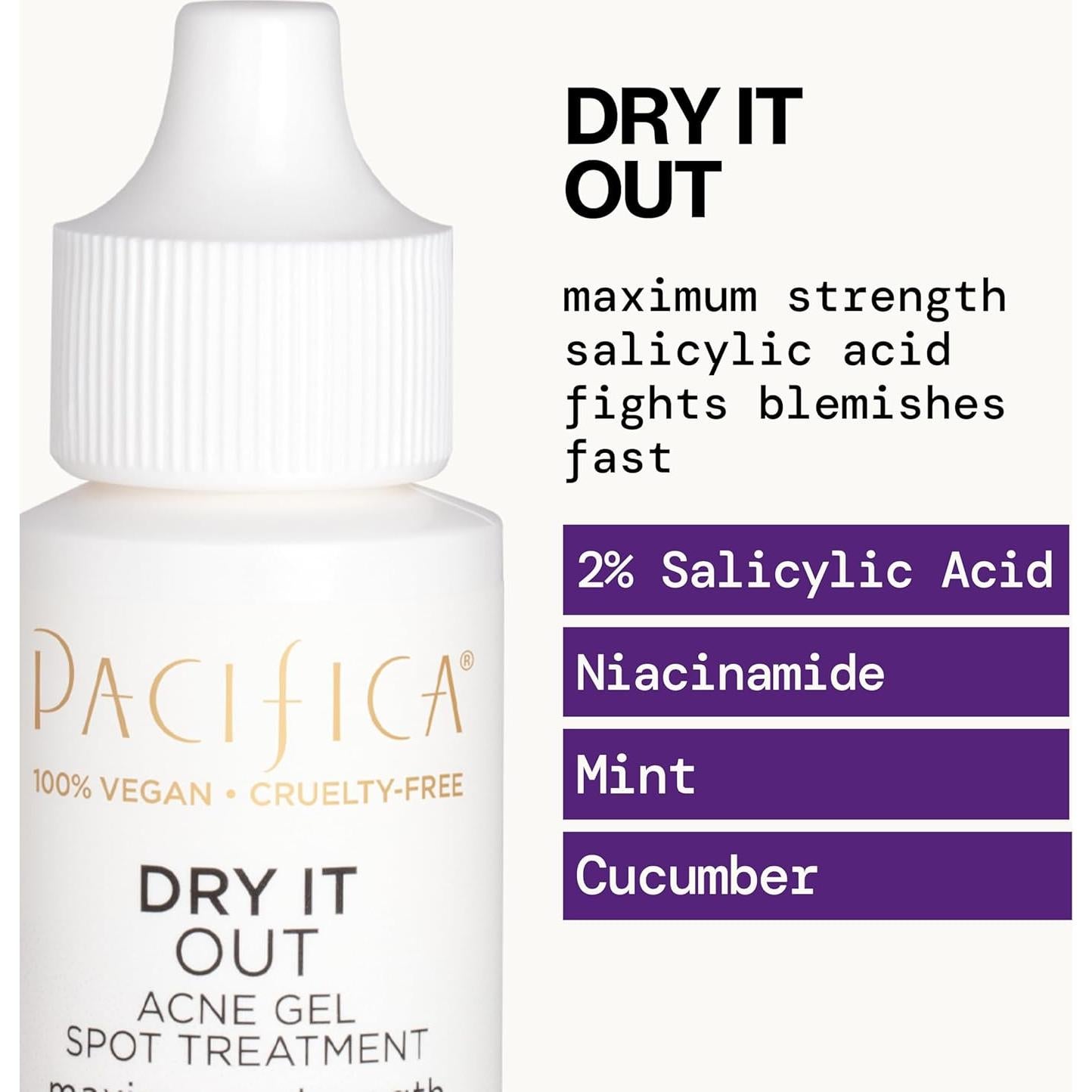 Gel Secante para Acné Pacifica 2% Ácido Salicílico 45g