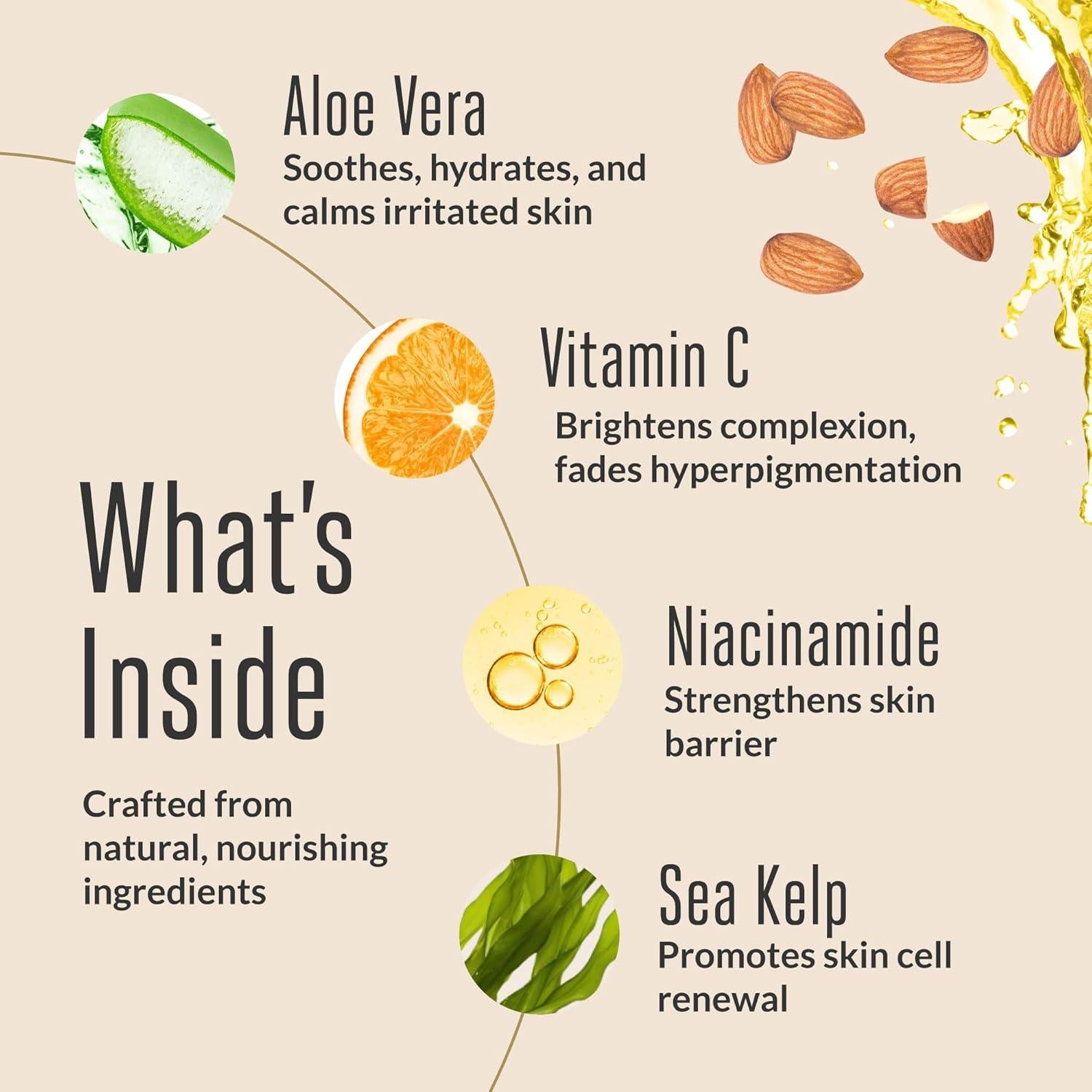 Hidratante Facial Natural Acorn + Oak 59 ml - Aloe, Niacinamida, Vitamina C