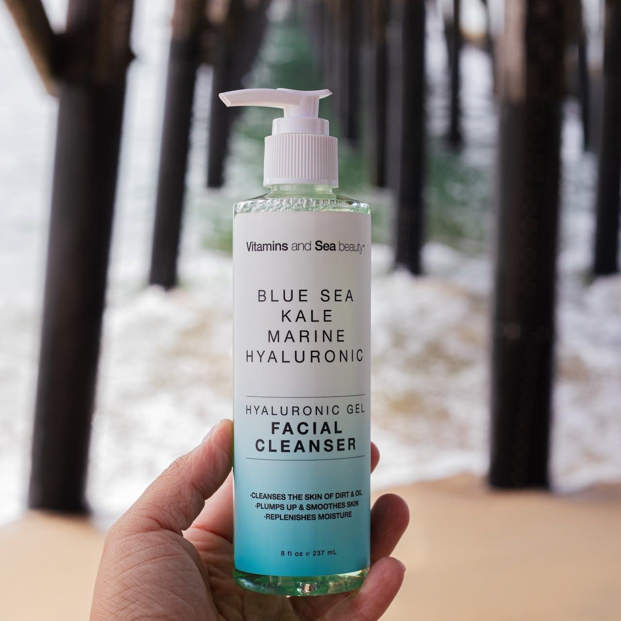 Gel Limpiador Facial Hialurónico VITAMINAS Y BELLEZA DEL MAR 236 ml