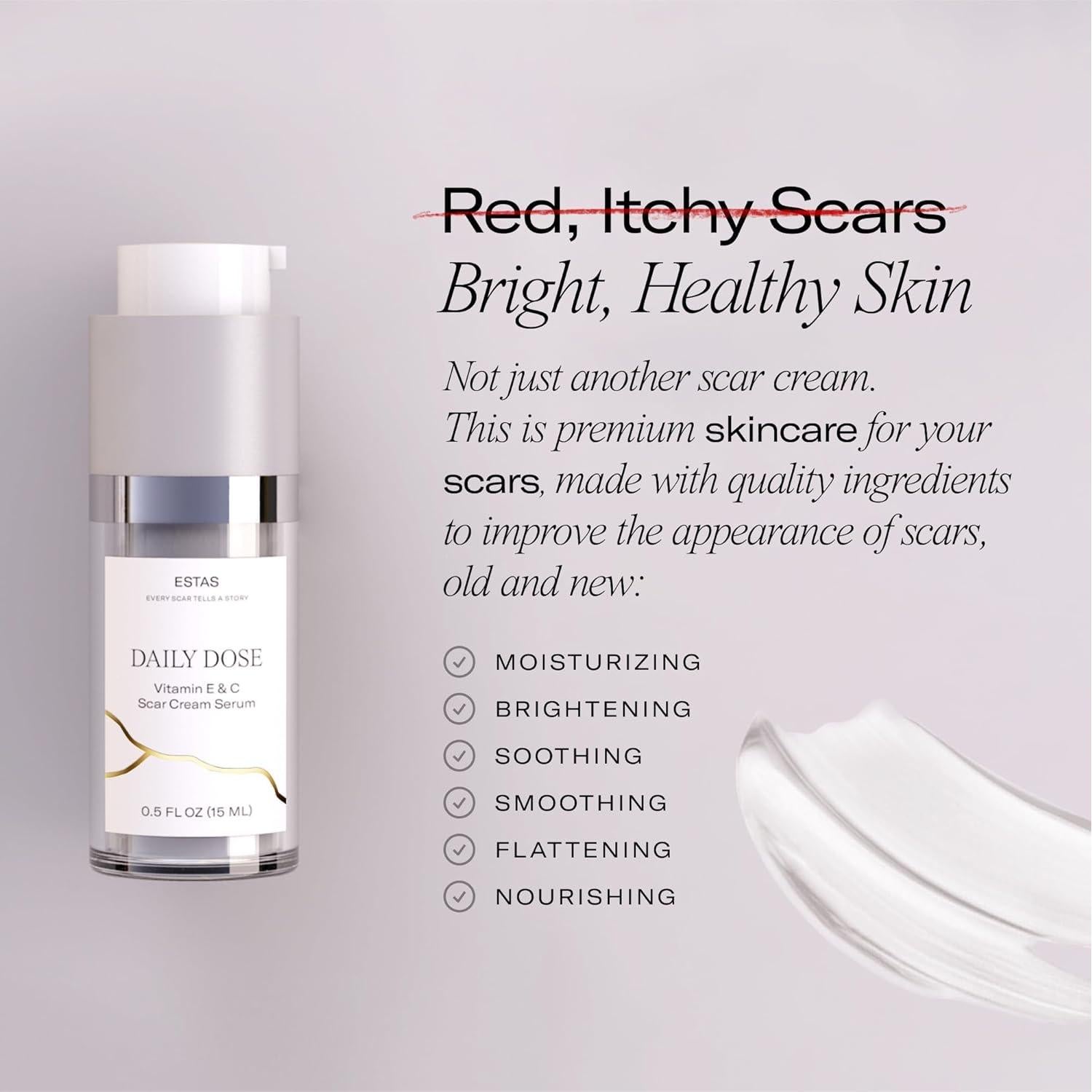 Crema para Cicatrices ESTAS Beauty 14.17 g - Vitamina E y C