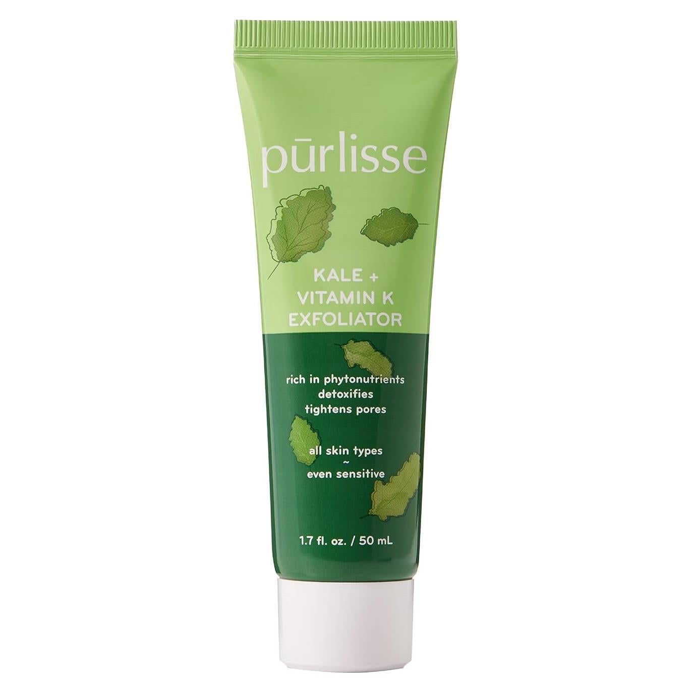 Exfoliante Facial Purlisse Kale + Vitamina K 50 ml - Suave y Antioxidante