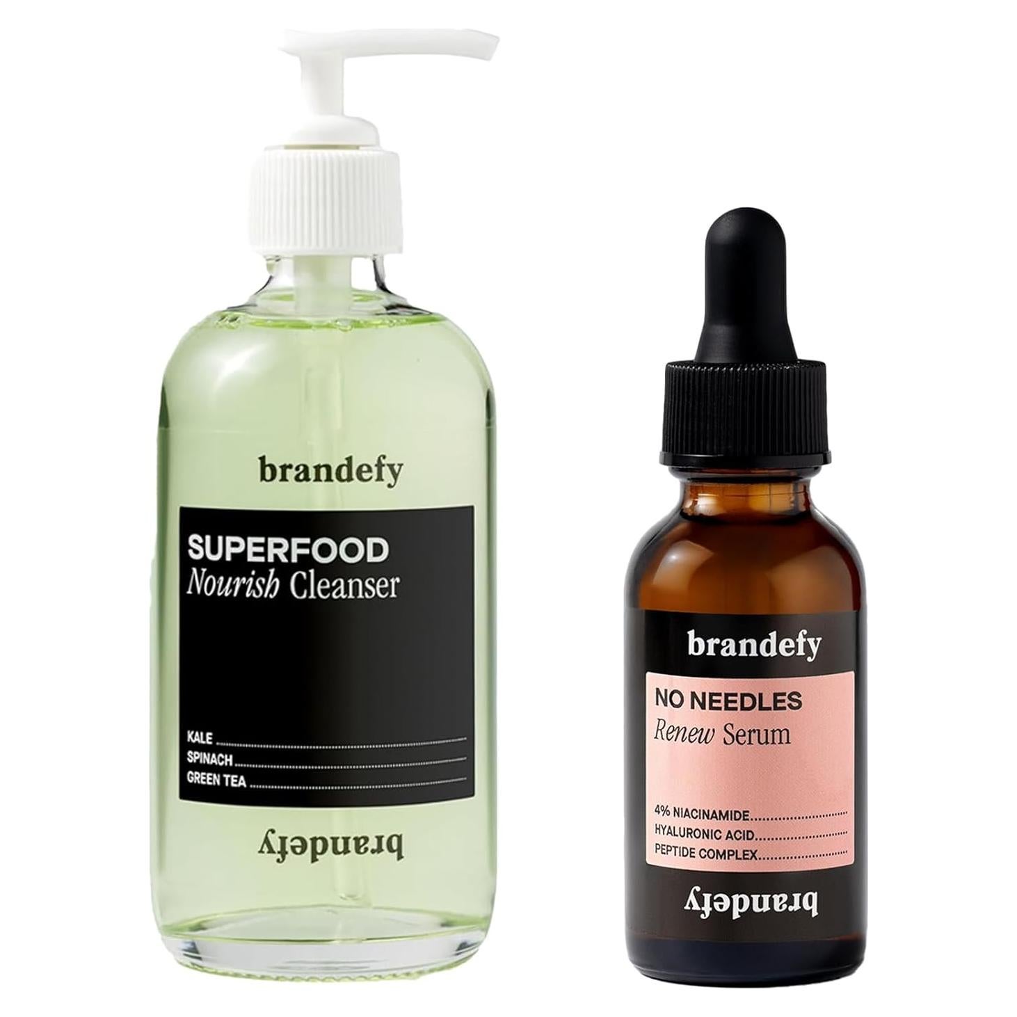 Duo Limpiador Facial Orgánico Brandefy + Suero Niacinamida 30ml