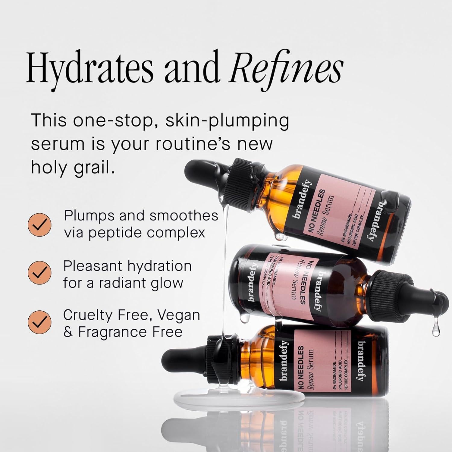 Duo Limpiador Facial Orgánico Brandefy + Suero Niacinamida 30ml