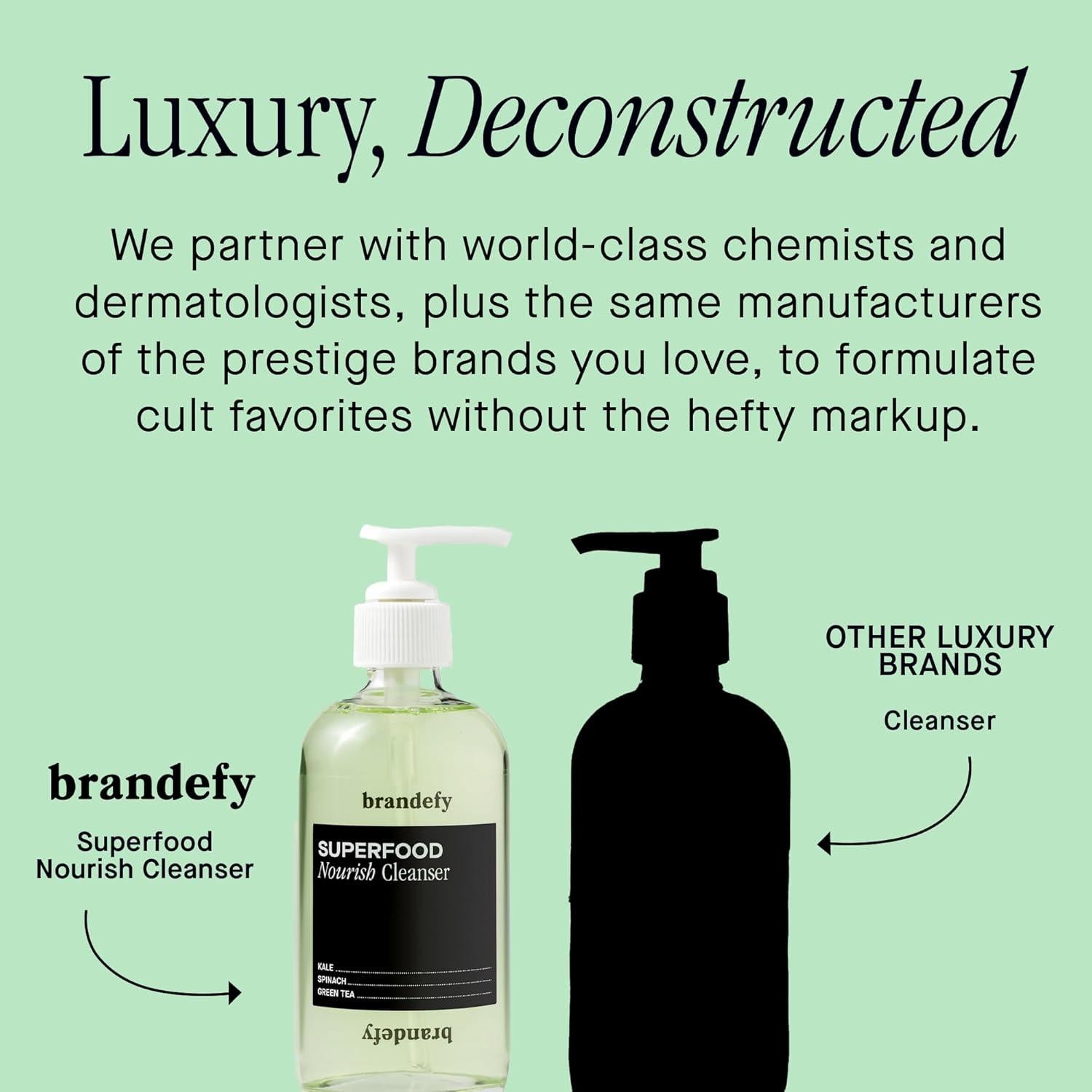 Duo Limpiador Facial Orgánico Brandefy + Suero Niacinamida 30ml