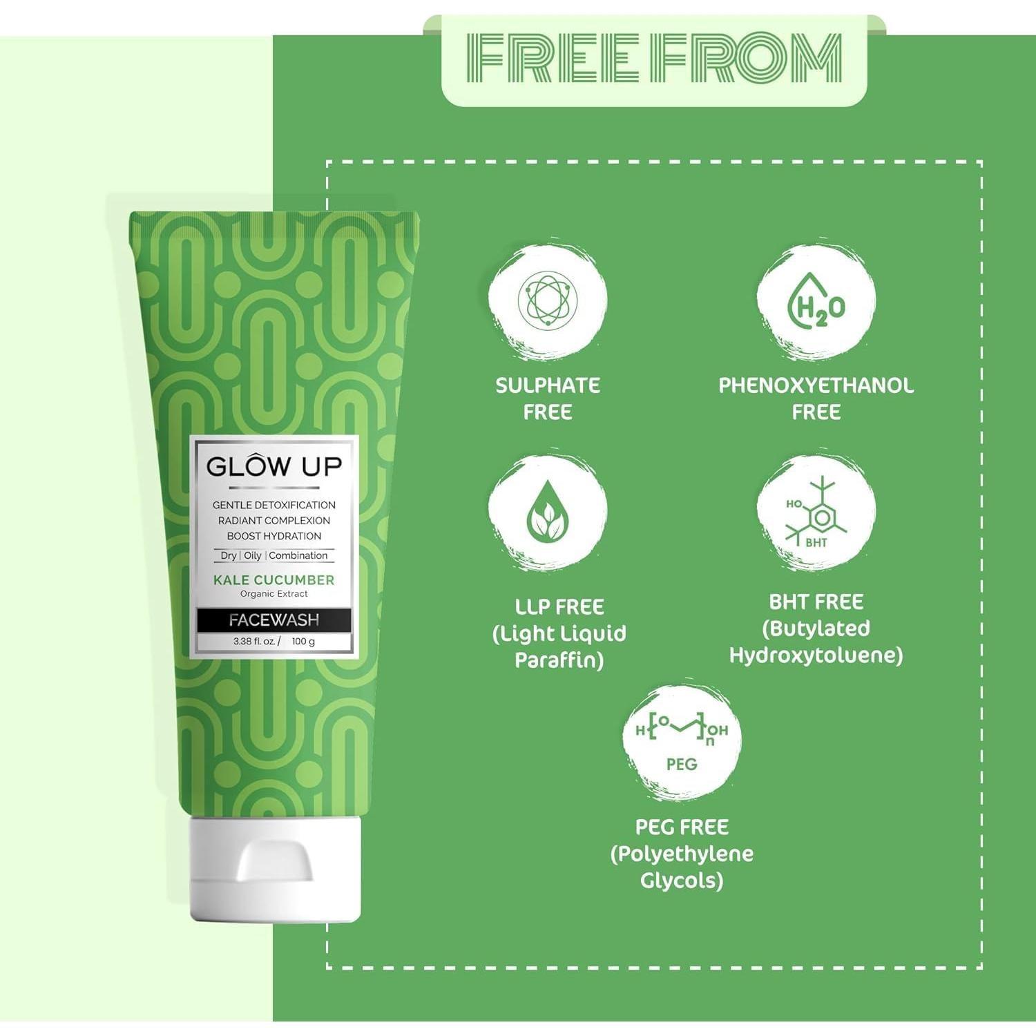 Lavado de Cara Asto Nea Labs Kale y Pepino 100g - Hidratante