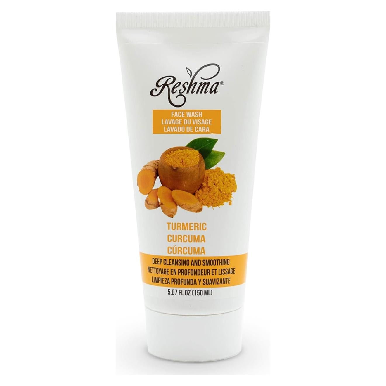 Limpiador Facial de Cúrcuma Reshma Beauty 150 ml para Todo Tipo de Piel