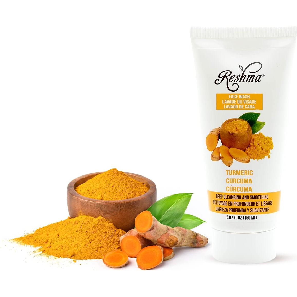 Limpiador Facial de Cúrcuma Reshma Beauty 150 ml para Todo Tipo de Piel