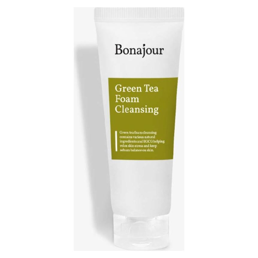 Limpiador Espumoso Natural Bonajour Té Verde 150 ml Piel Grasa