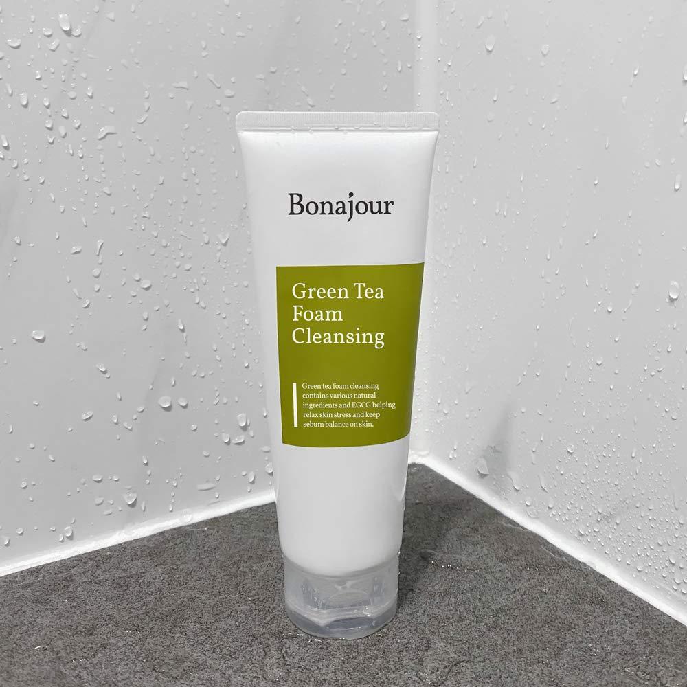 Limpiador Espumoso Natural Bonajour Té Verde 150 ml Piel Grasa