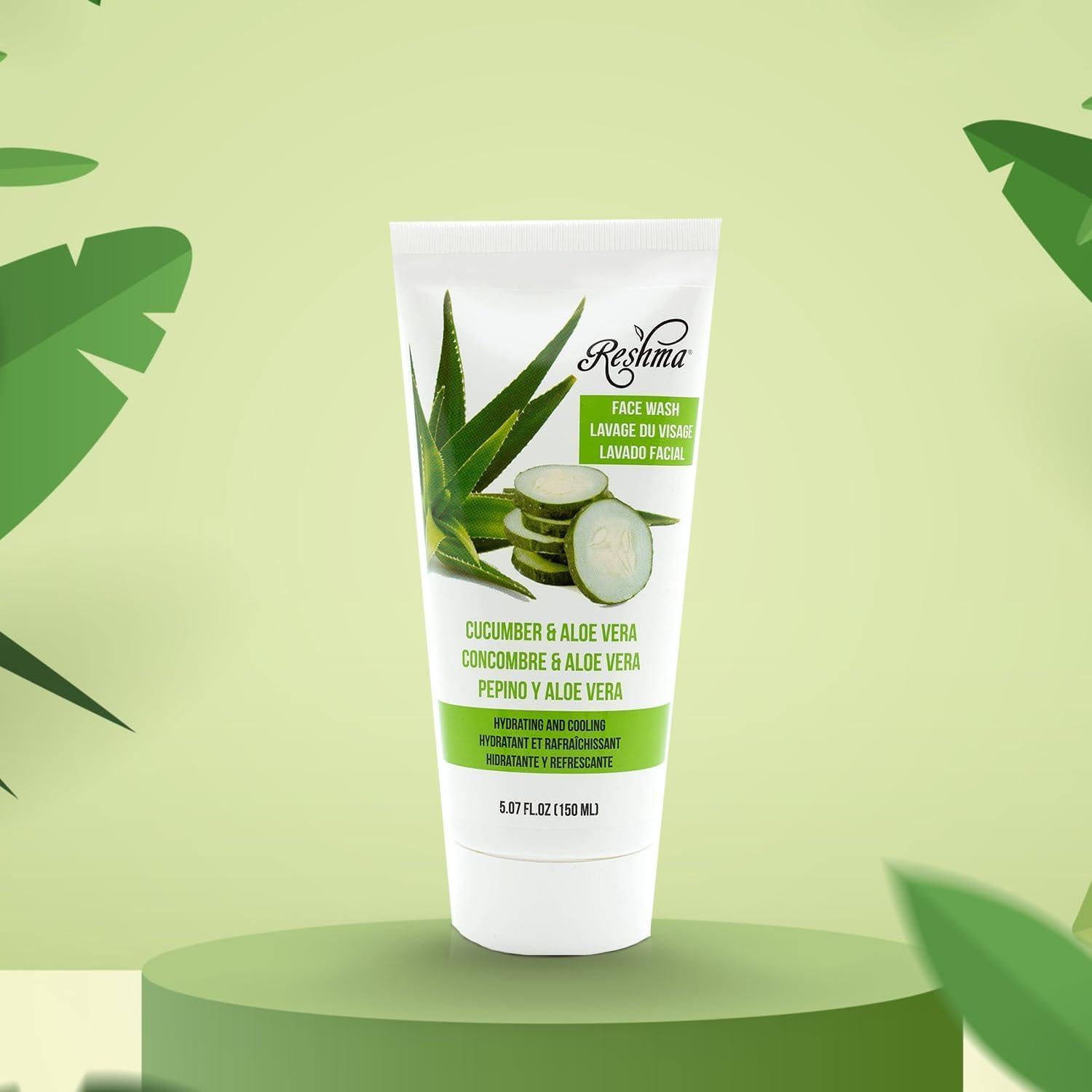 Limpiador Facial Reshma Beauty Pepino y Aloe Vera 6 Unidades