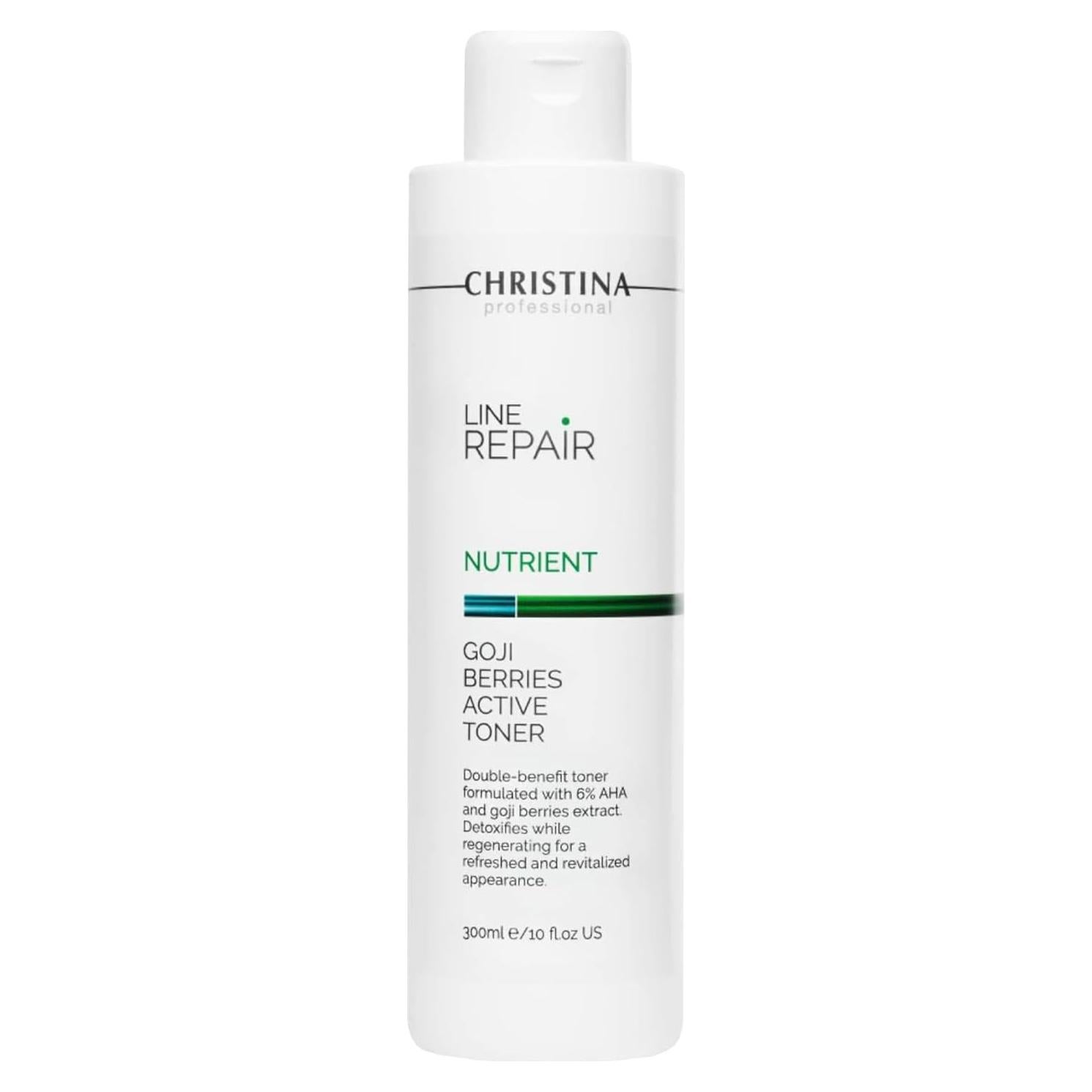 Tónico Facial Christina Line Repair 300ml - Ácido Glicólico y Goji