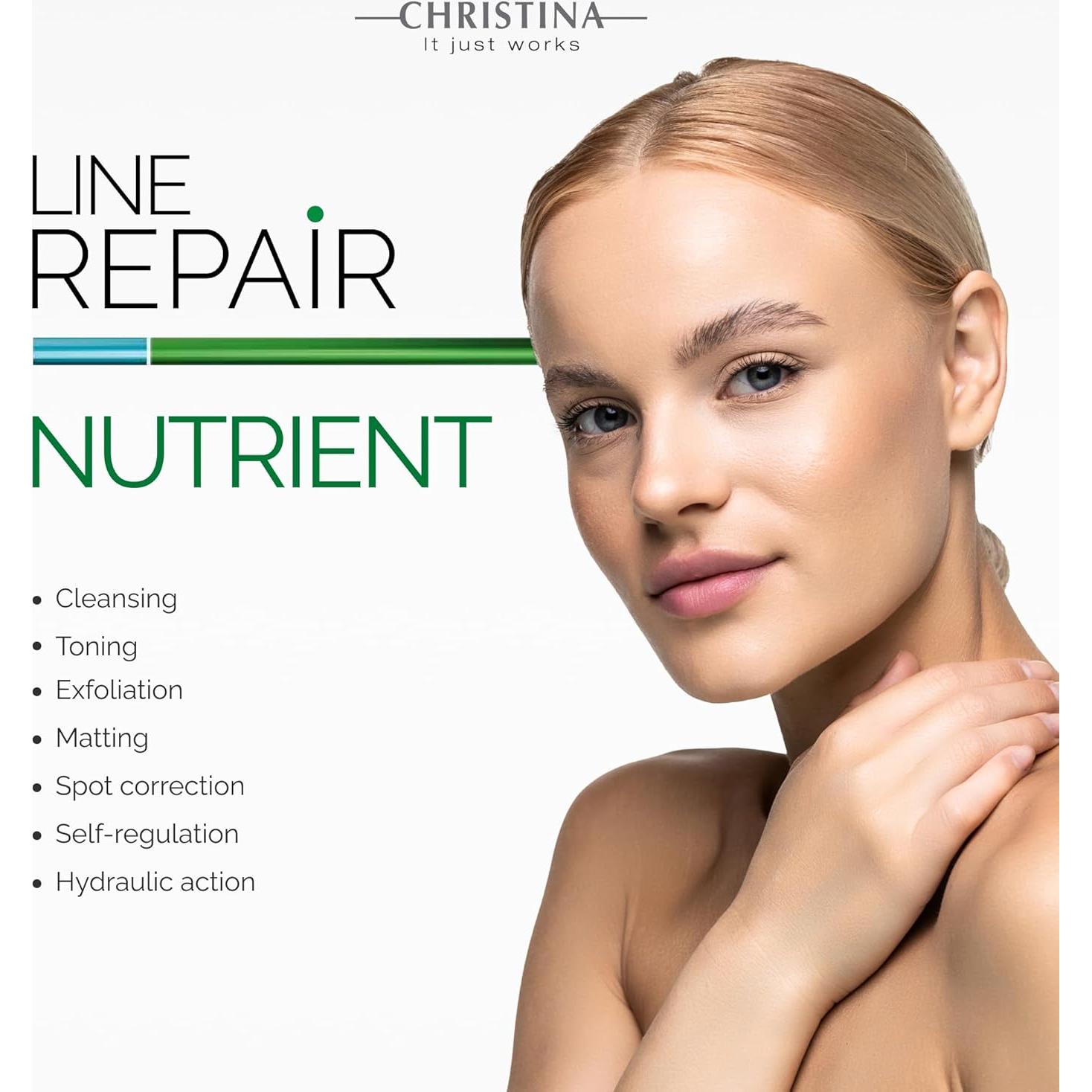 Tónico Facial Christina Line Repair 300ml - Ácido Glicólico y Goji