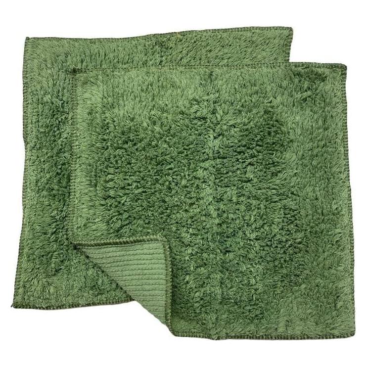 Paño de Lavado Janey Lynn Designs 100% Algodón Verde 25.4x25.4 cm