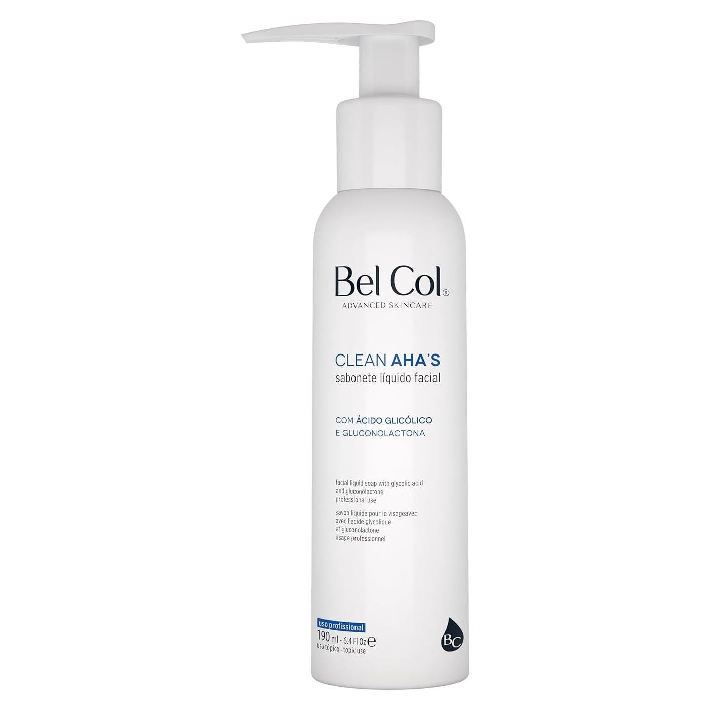 Jabón Bel Clean AHA's con Ácido Glicólico y Gluconolactona 189ml