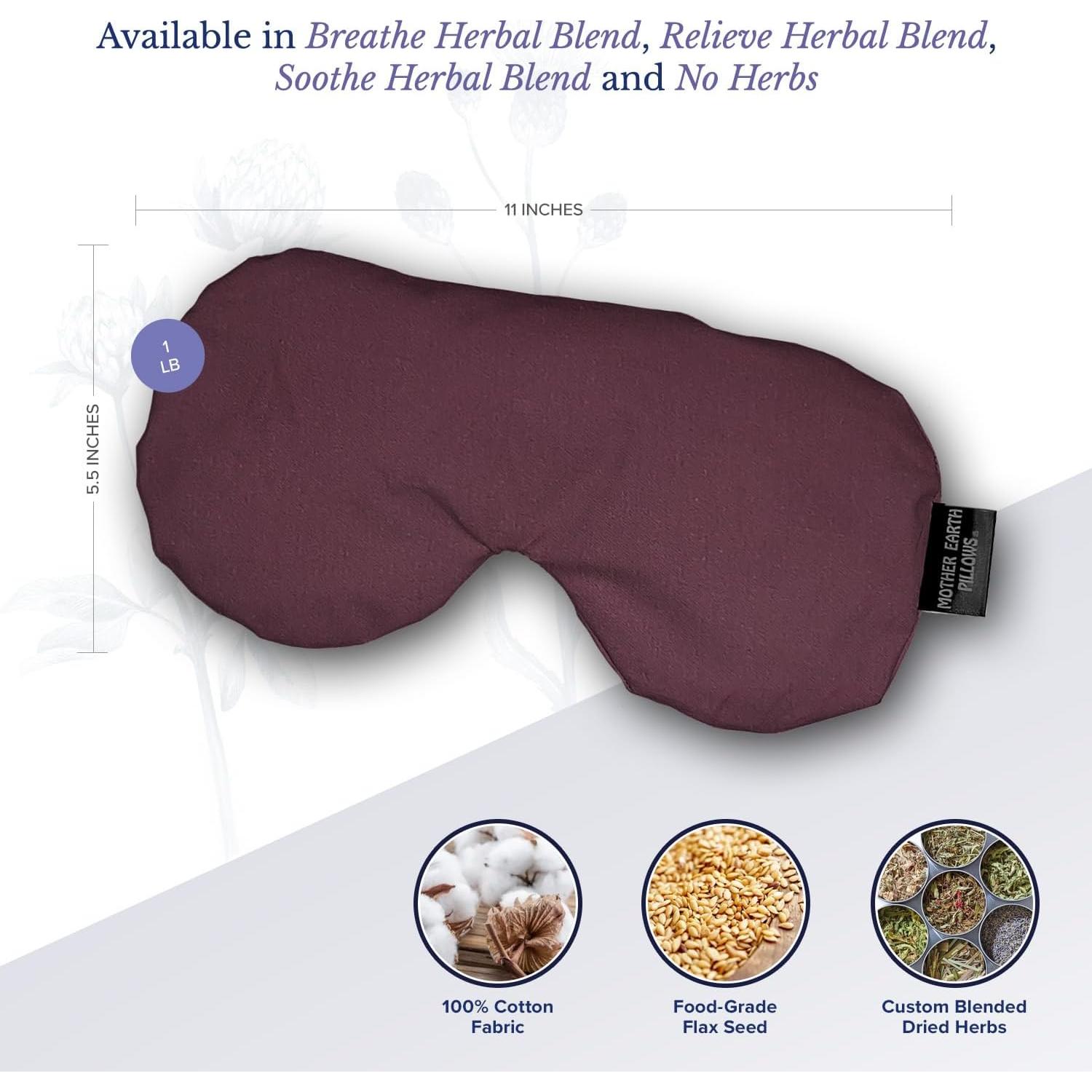 Almohada de Linaza para Senos Nasales Mother Earth 28x14cm