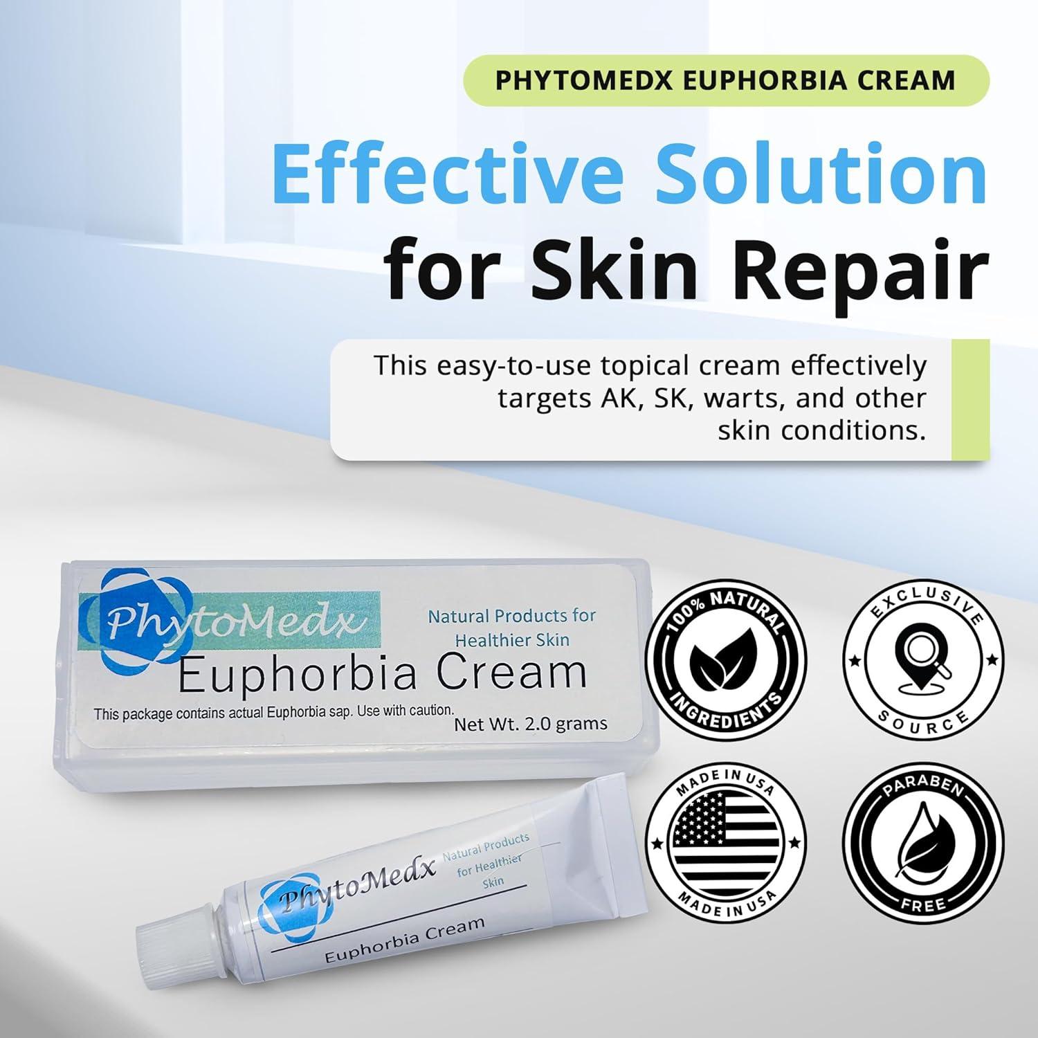Crema de Euphorbia PhytoMedx 2g - Cuidado Piel Dañada Sol