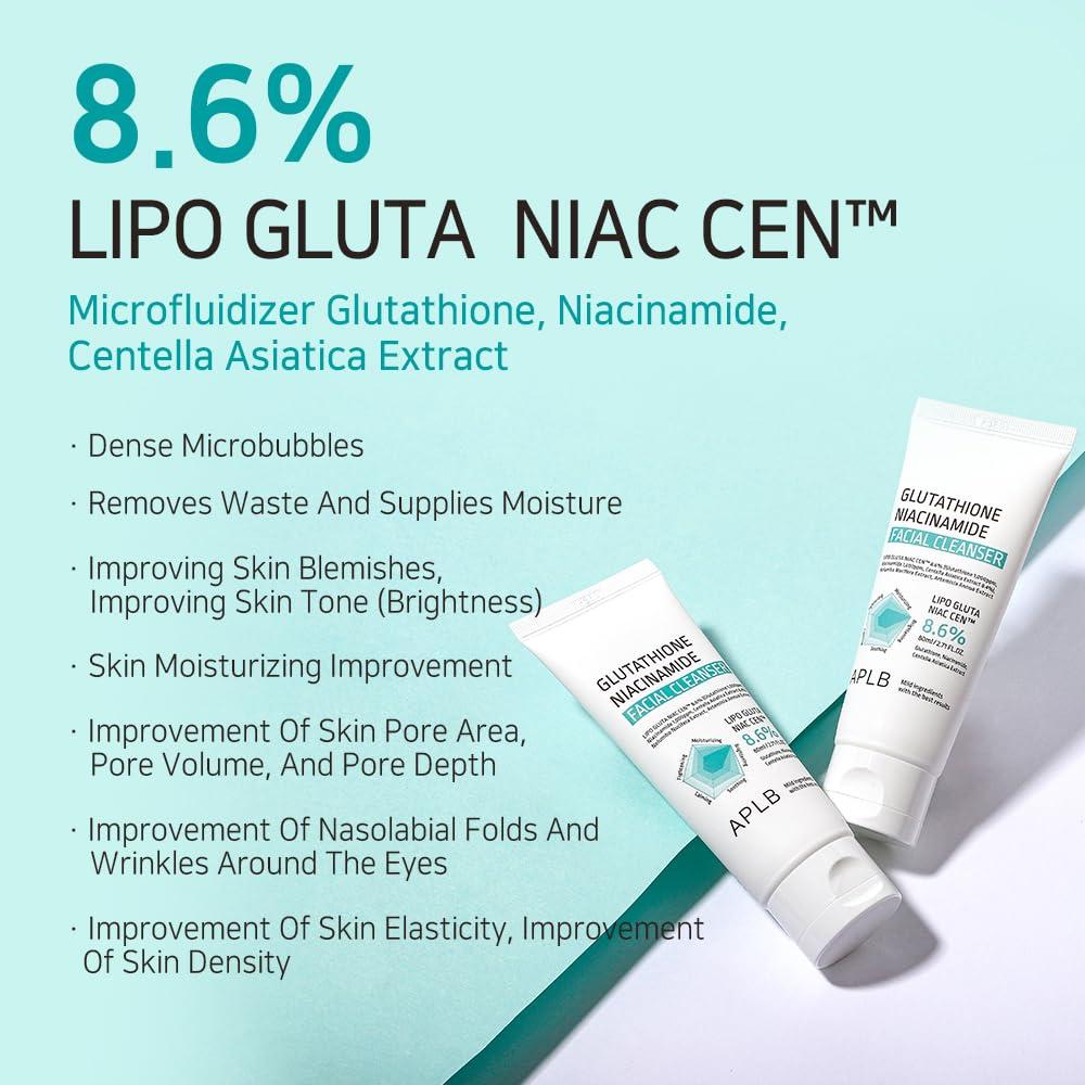 Limpiador Facial APLB Glutati&oacute;n y Niacinamida 80ml