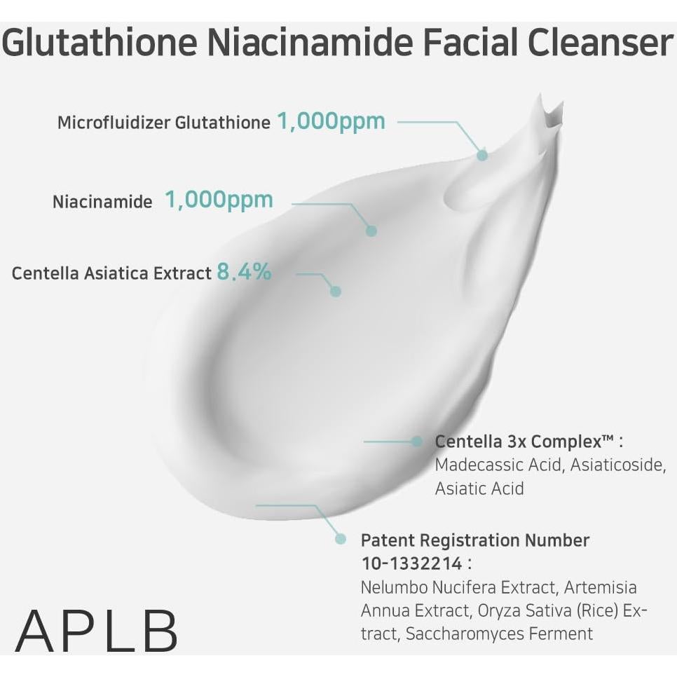 Limpiador Facial APLB Glutati&oacute;n y Niacinamida 80ml