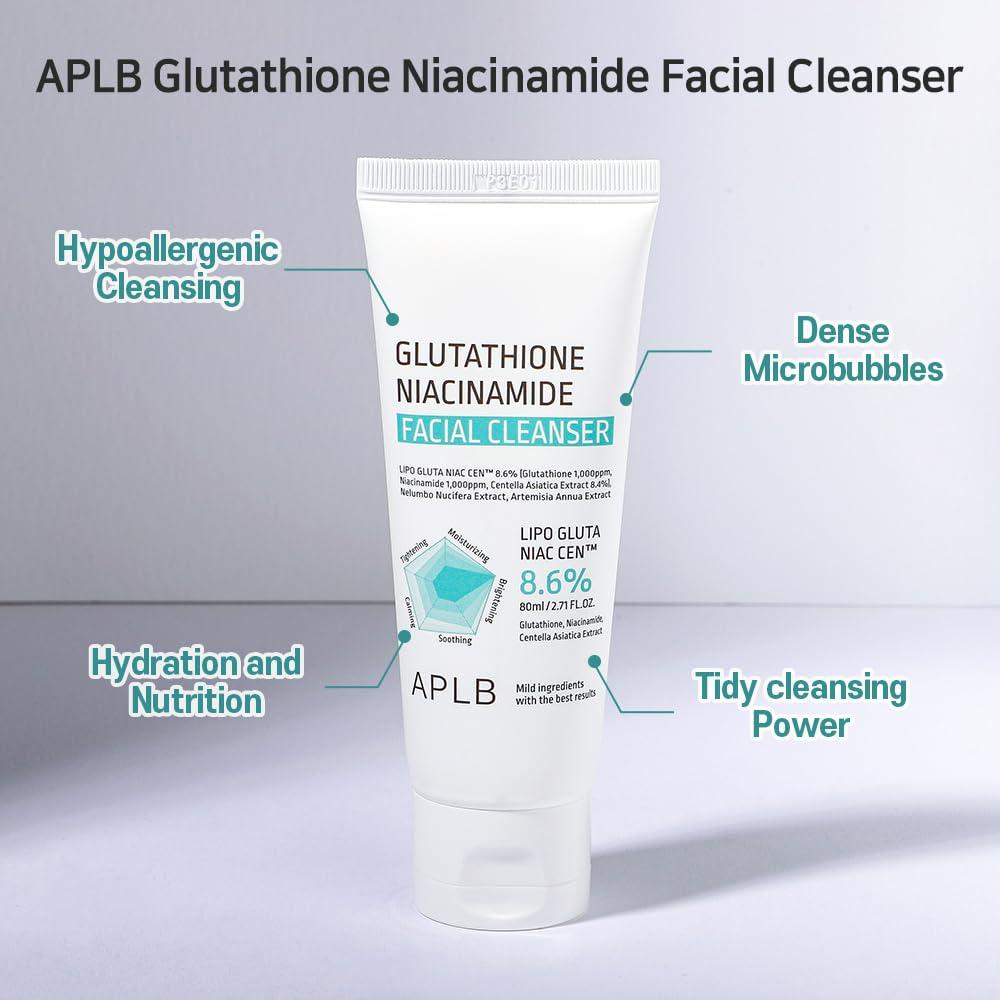 Limpiador Facial APLB Glutati&oacute;n y Niacinamida 80ml