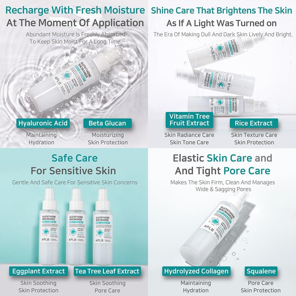 Esencia en Mist APLB Glutatión Niacinamida 105.2 ml