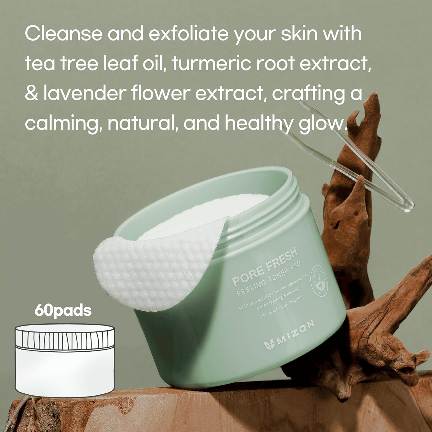 MIZON Almohadillas Exfoliantes Tónicas AHA BHA PHA 60 PCS