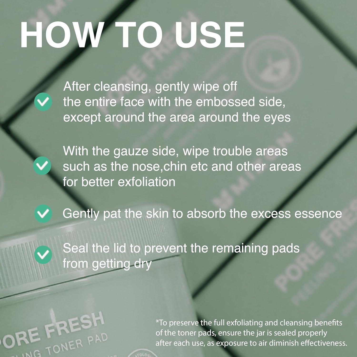 MIZON Almohadillas Exfoliantes Tónicas AHA BHA PHA 60 PCS