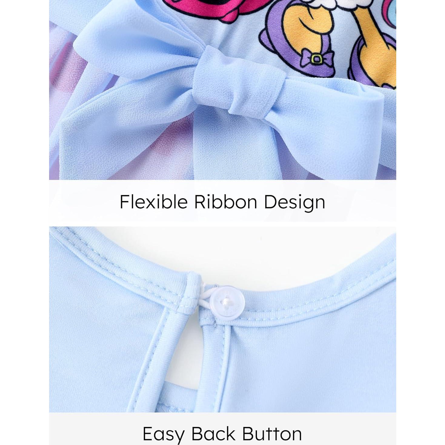 Mono Disney Princesa Minnie Mouse Niña 3-4T Tul Azul