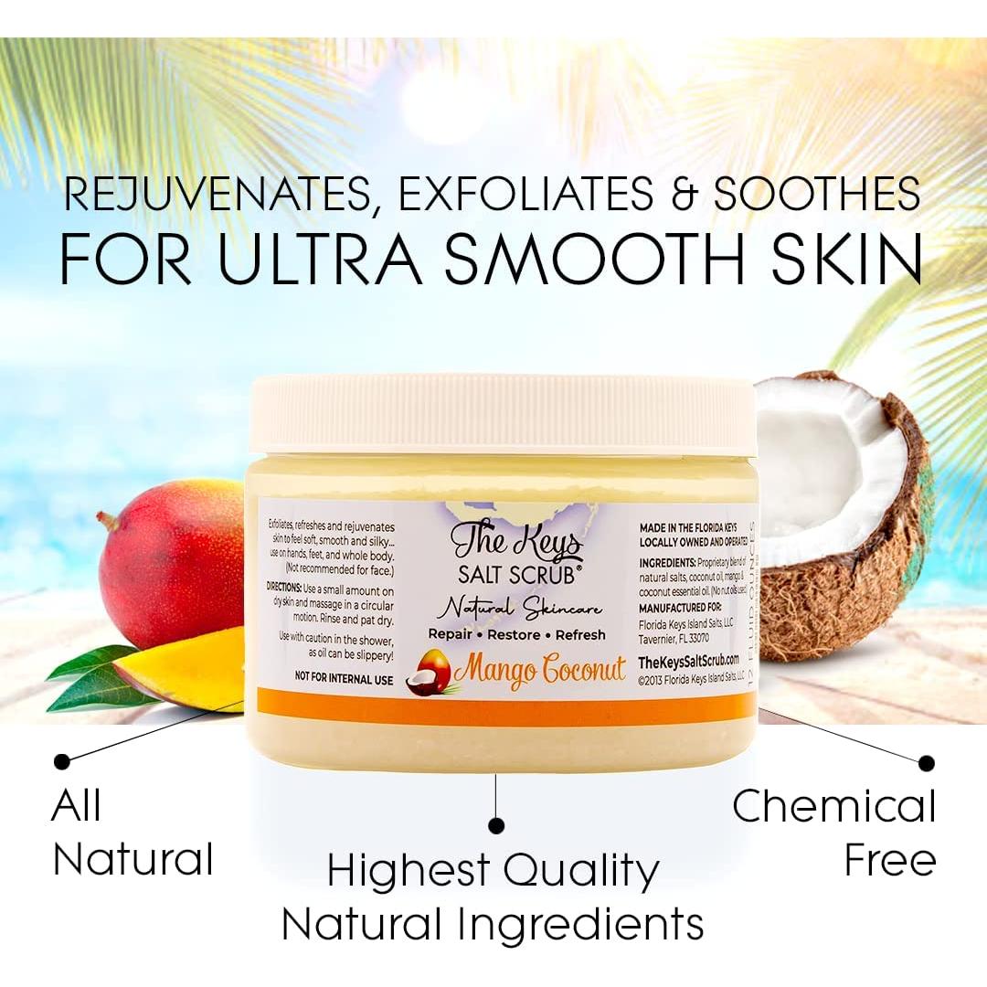 Exfoliante Corporal de Sal Marina The Keys 340g Mango Coco