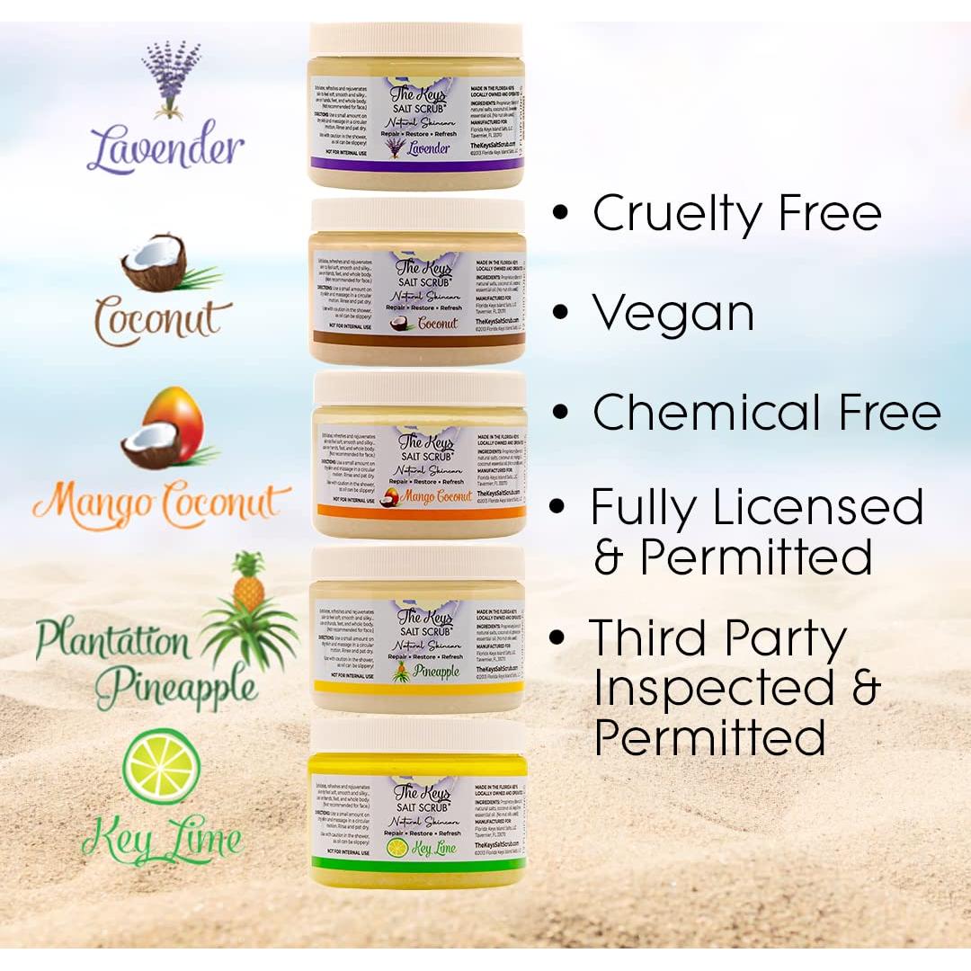 Exfoliante Corporal de Sal Marina The Keys 340g Mango Coco