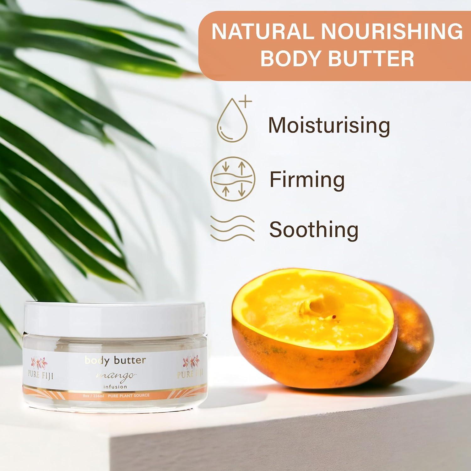 Manteca Corporal Pure Fiji Mango 226g - Hidratante Piel Seca