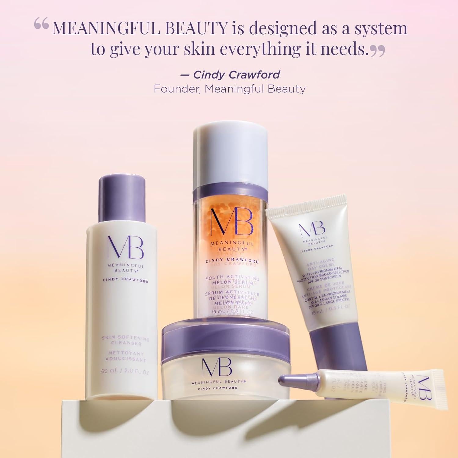 Kit de Cuidado de Piel Antienvejecimiento Meaningful Beauty