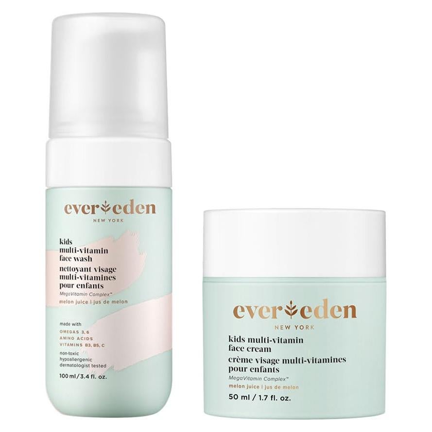 Set de Cuidado Facial Vegano Evereden Kids - Jugo de Melón