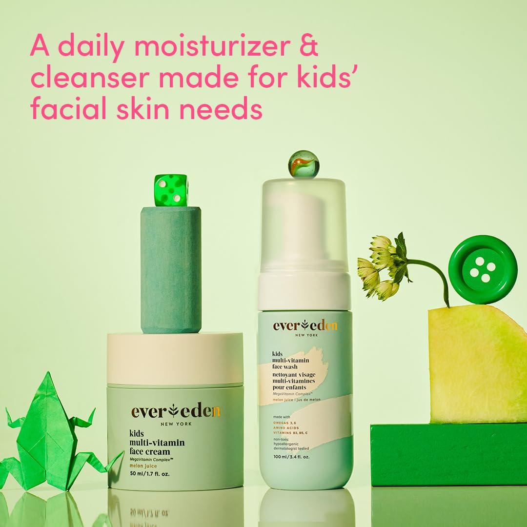 Set de Cuidado Facial Vegano Evereden Kids - Jugo de Melón