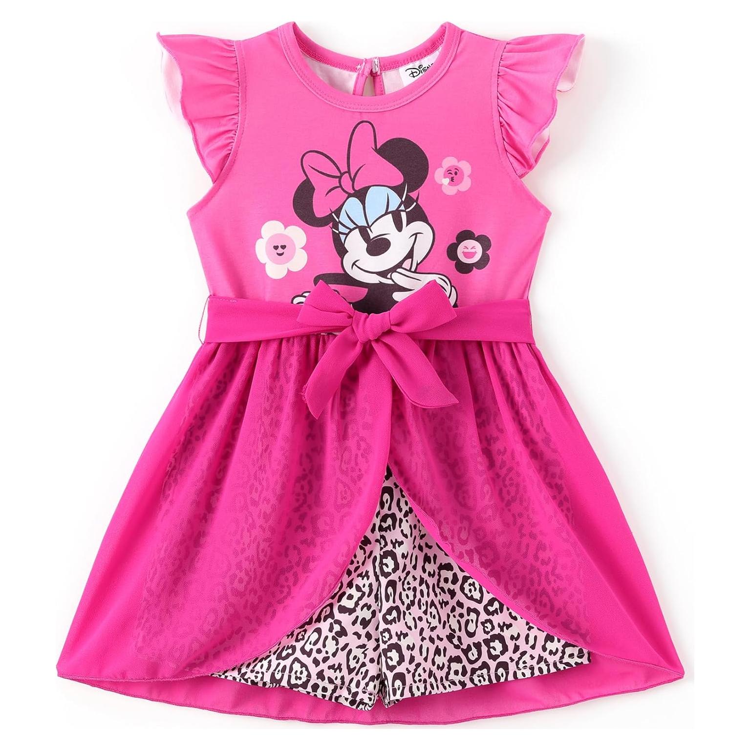 Mono Disney Princesa Minnie Rosa 3-4T con Falda de Tul