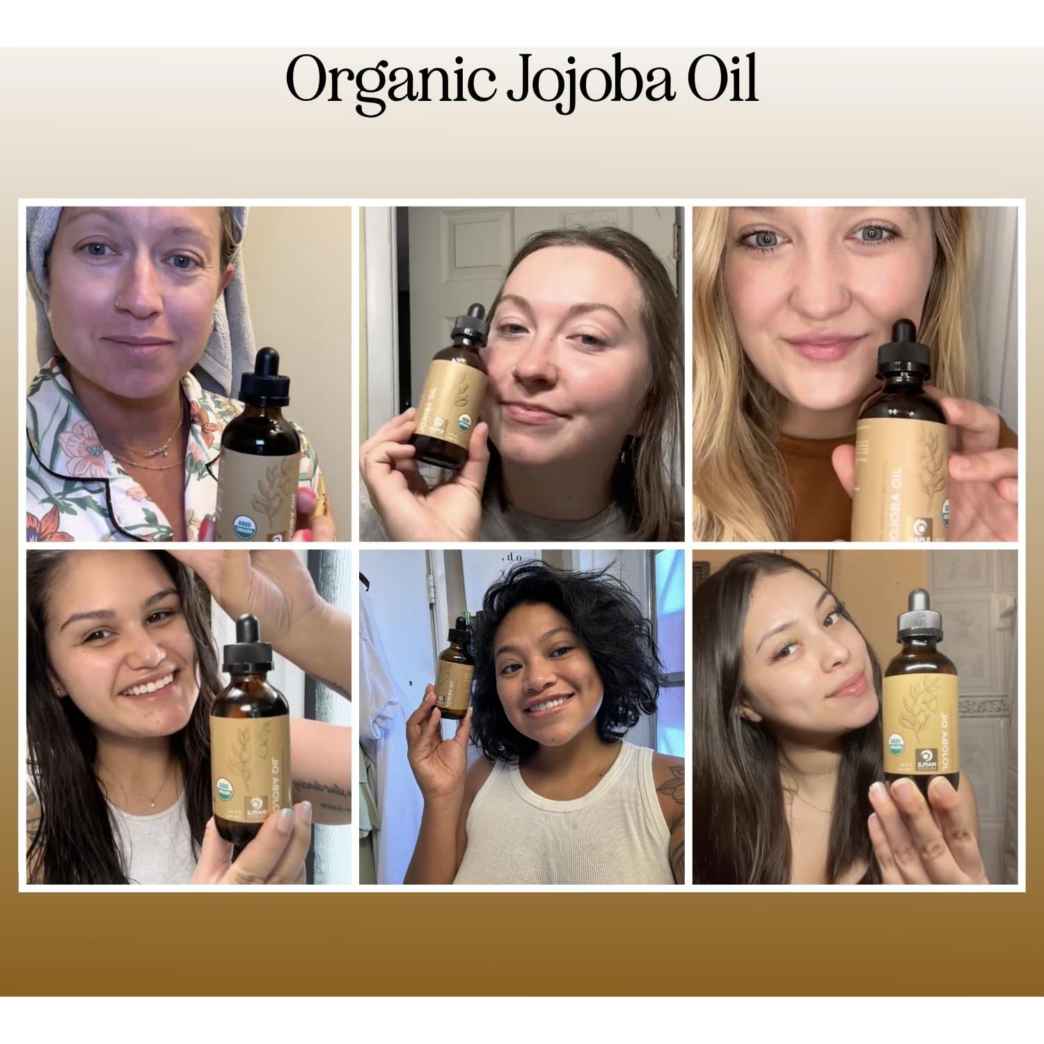 Aceite de Jojoba Orgánico 100% Puro Maple Holistics 118 ml