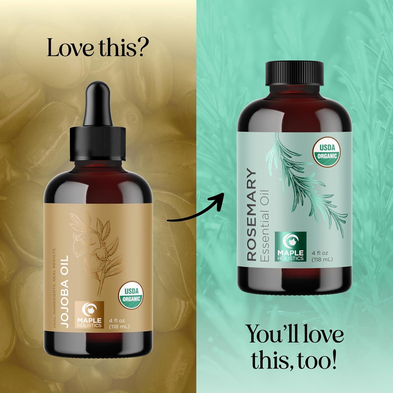 Aceite de Jojoba Orgánico 100% Puro Maple Holistics 118 ml