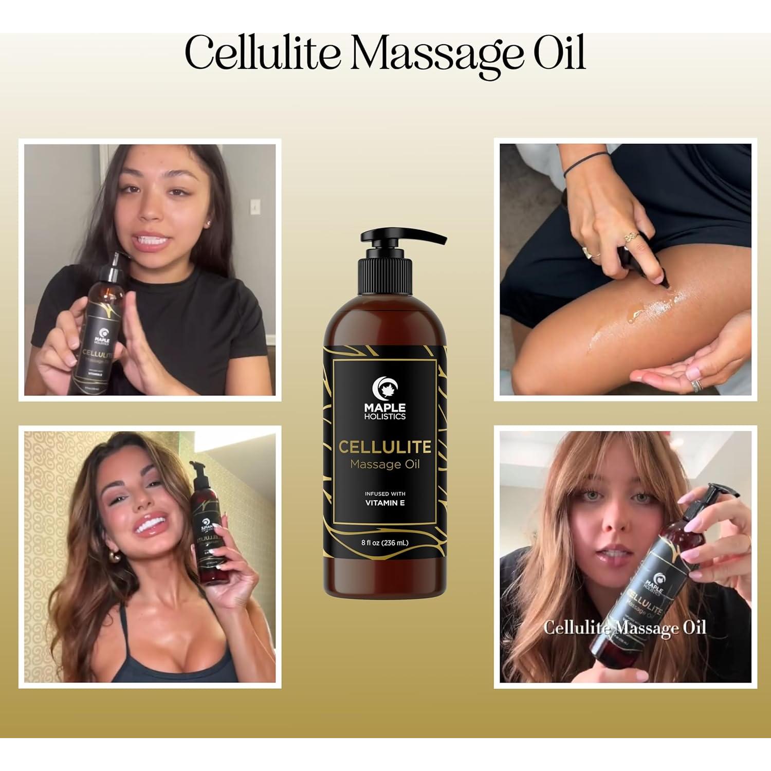 Aceite de Masaje Anticelulitis Maple Holistics 248g - Reafirmante