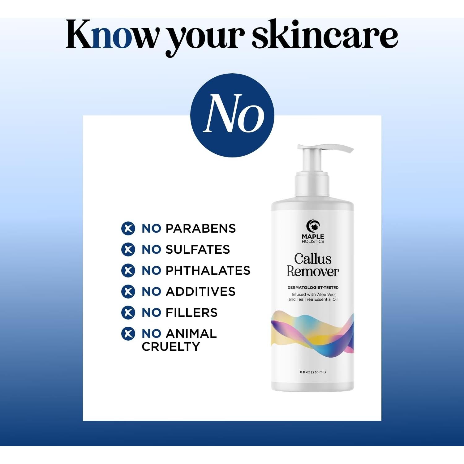 Removedor de Callos Maple Holistics 236 ml con Urea y Aloe