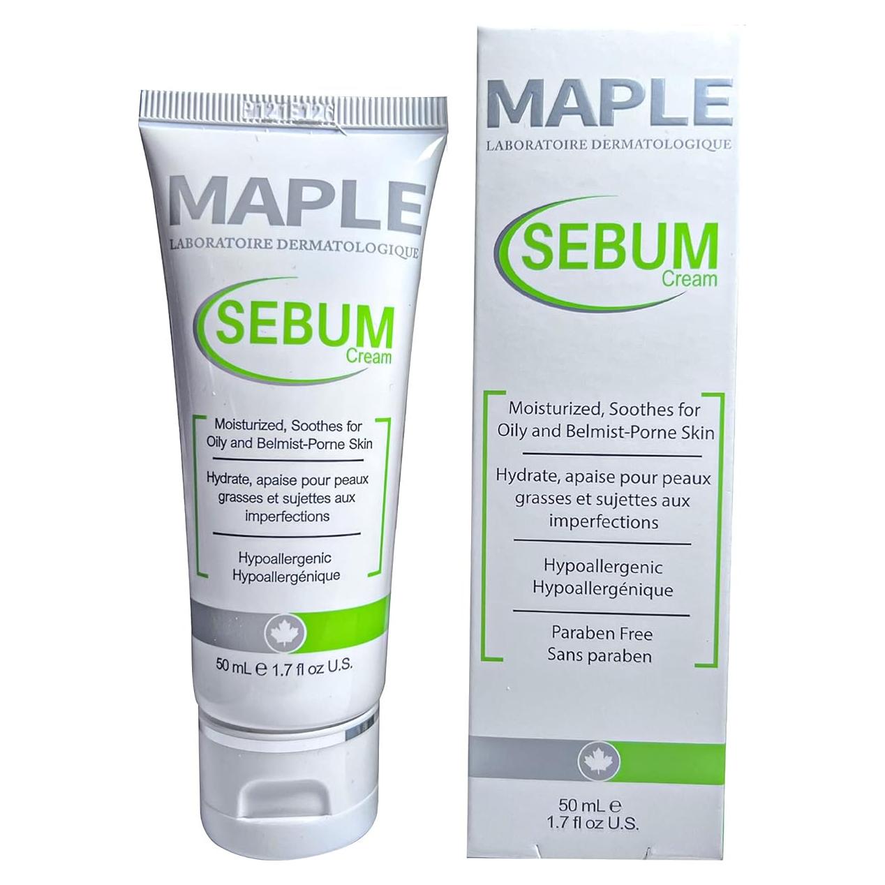 Crema SEBUM Arce 50 mL - Hidrata y regula sebo piel grasa