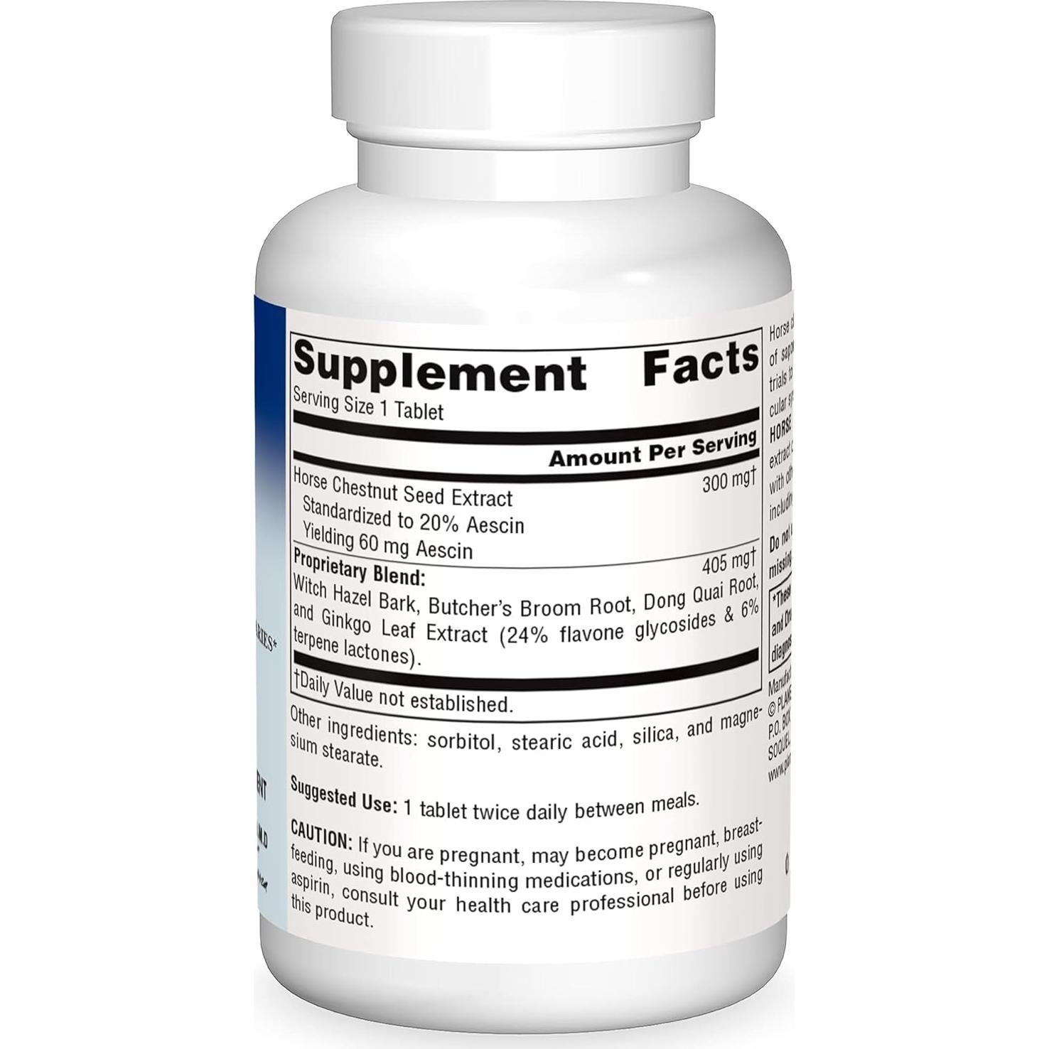 Fortalecimiento de Venas Castaño de Indias Planetary Herbals 705 mg - 42 Tabletas