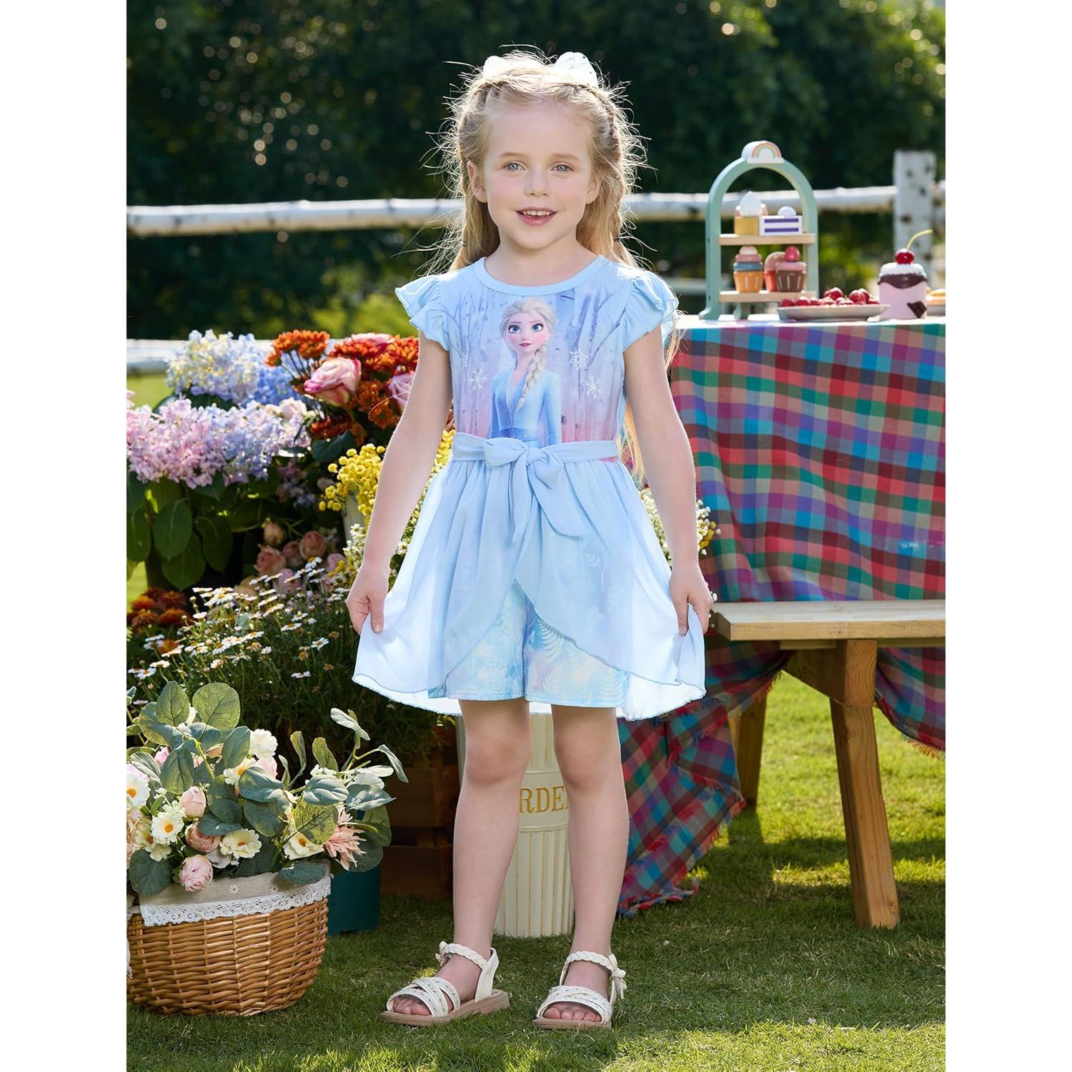 Mono Disney Princesa Elsa para Niña 3-4T con Falda de Tul