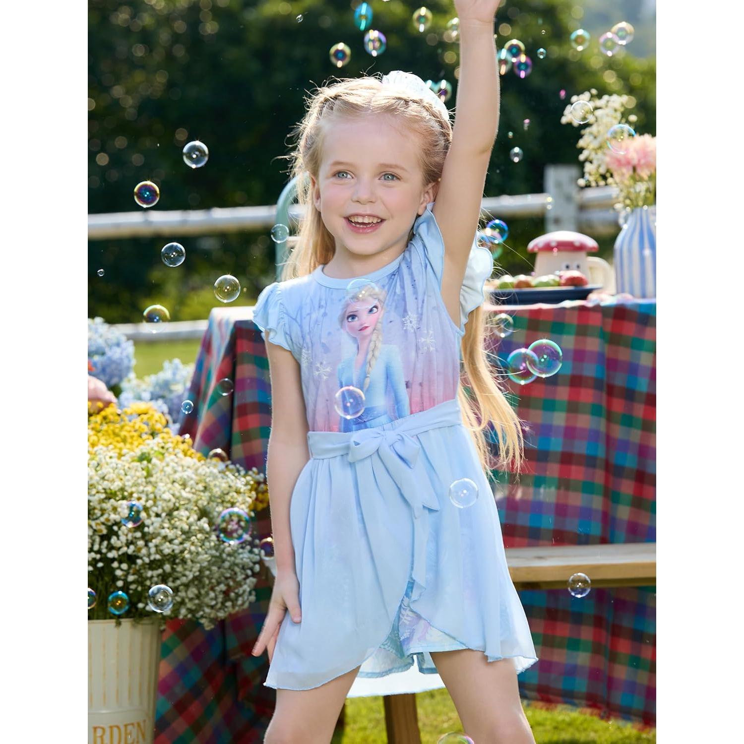 Mono Disney Princesa Elsa para Niña 3-4T con Falda de Tul