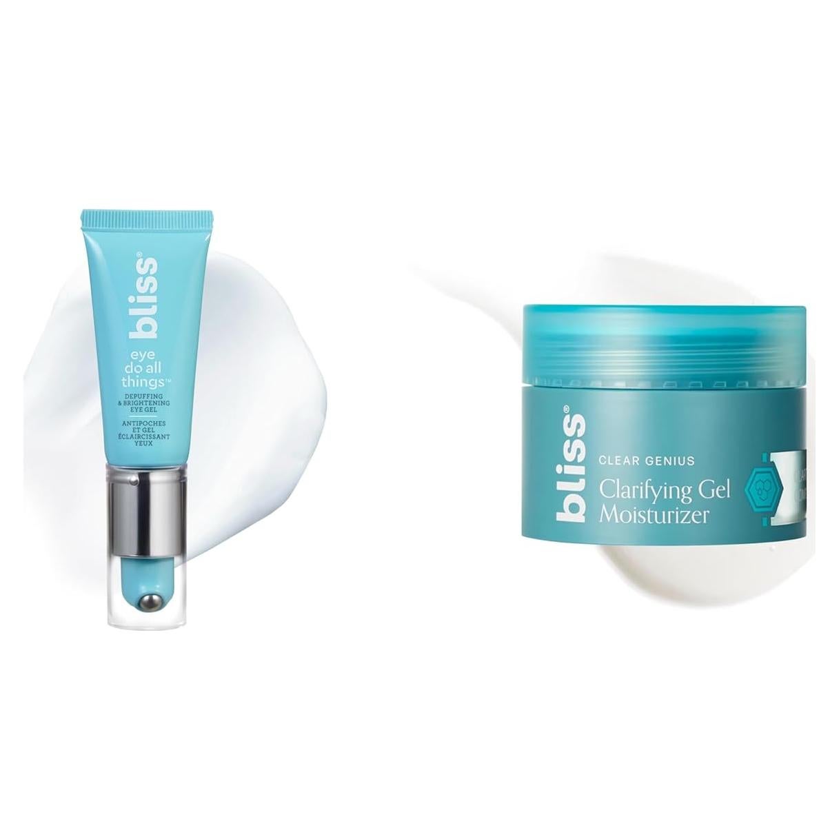 Dúo Gel Hidratante para Ojos Bliss y Clear Genius 30ml