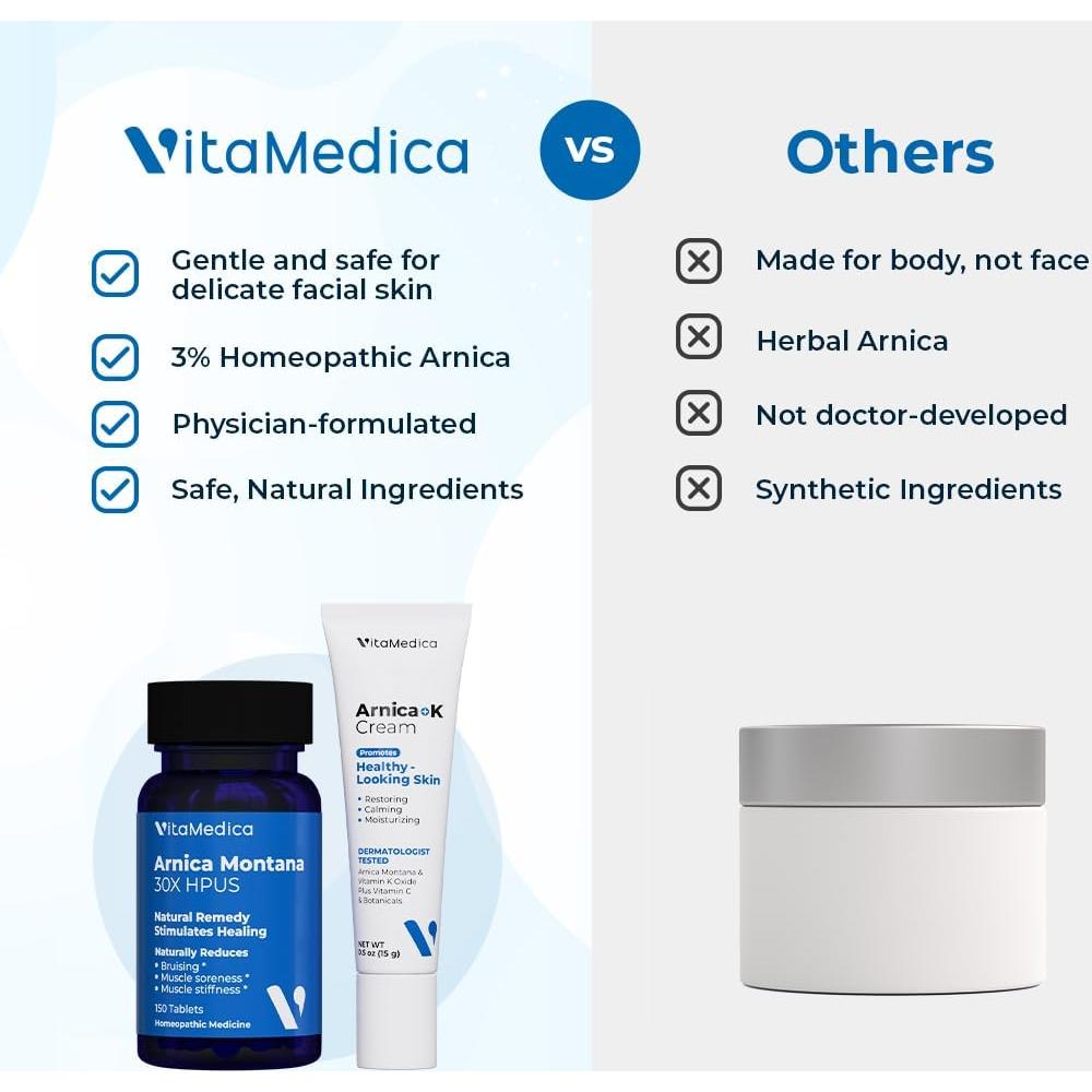 VitaMedica Arnica Montana 30X y Crema Tópica Vitamina K 64.8g